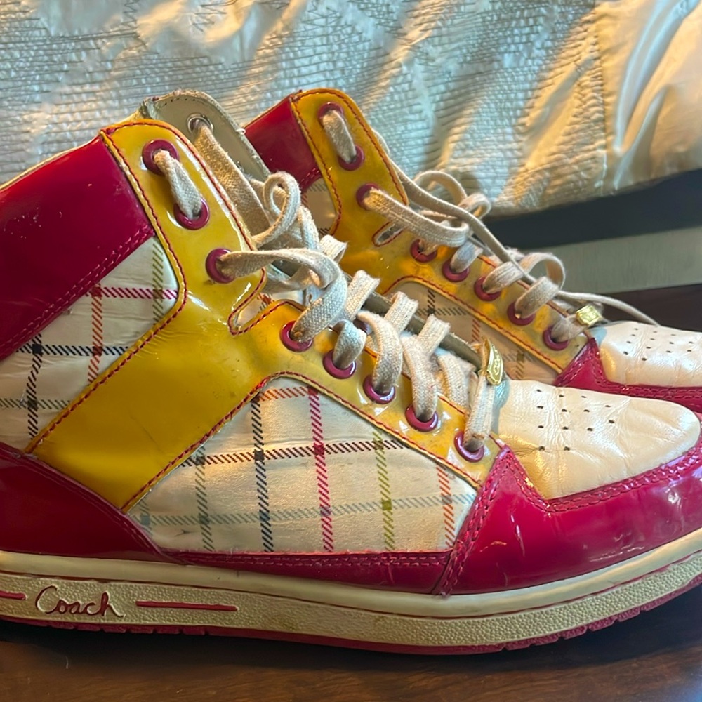 Vintage Coach Norra High Top Sneakers Used